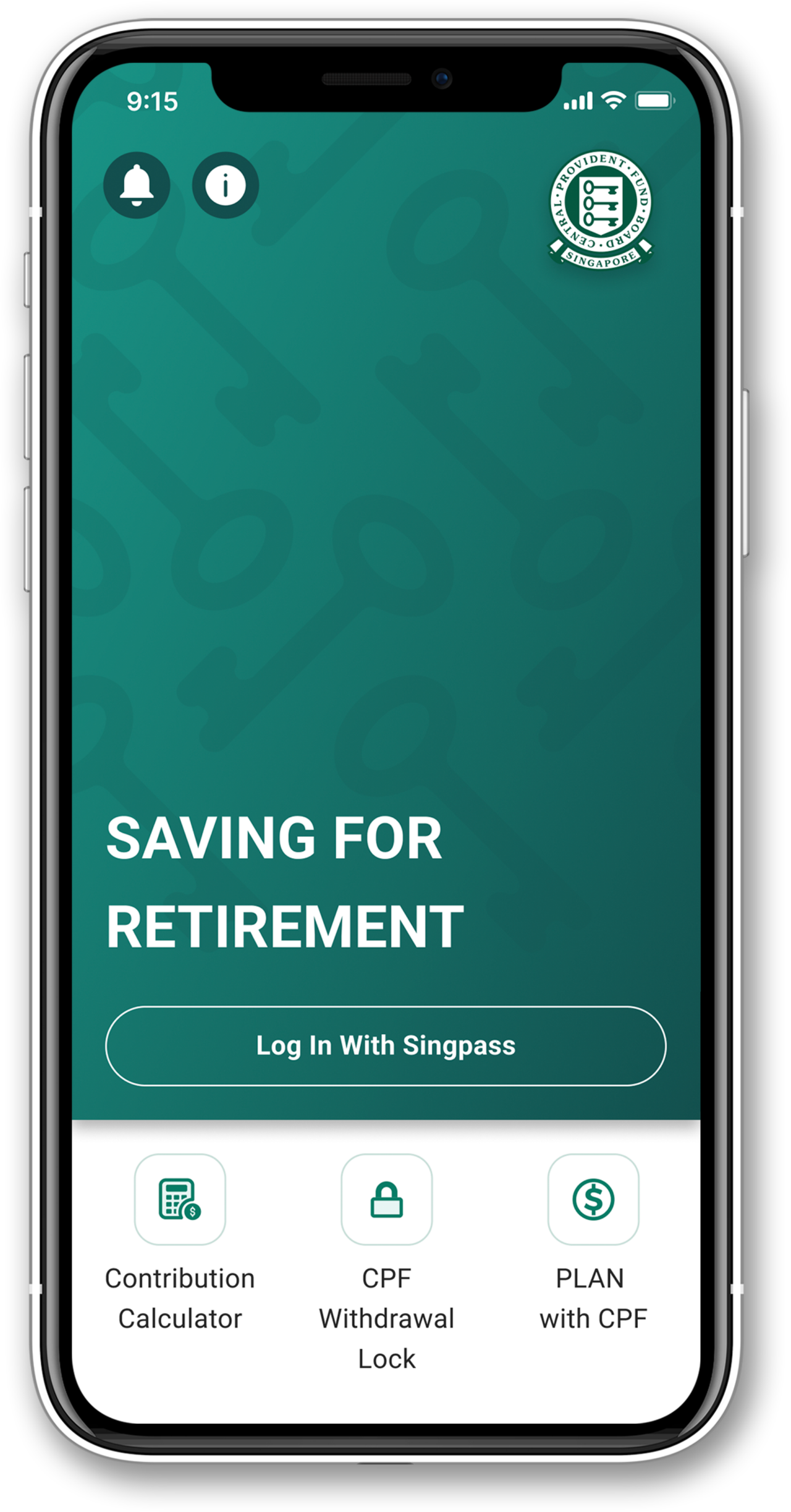 cpf mobile app on phone