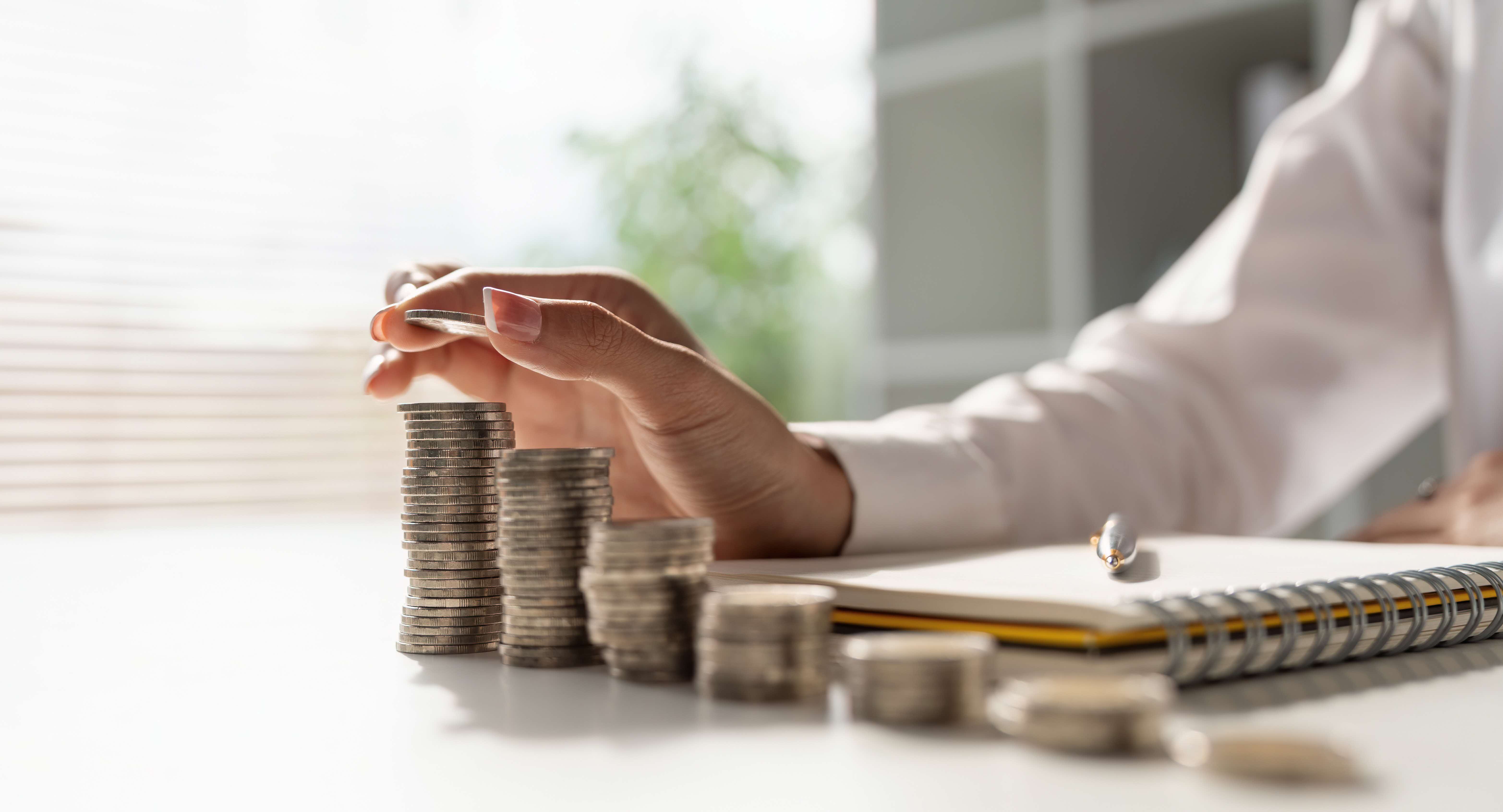 Lady growing her savings