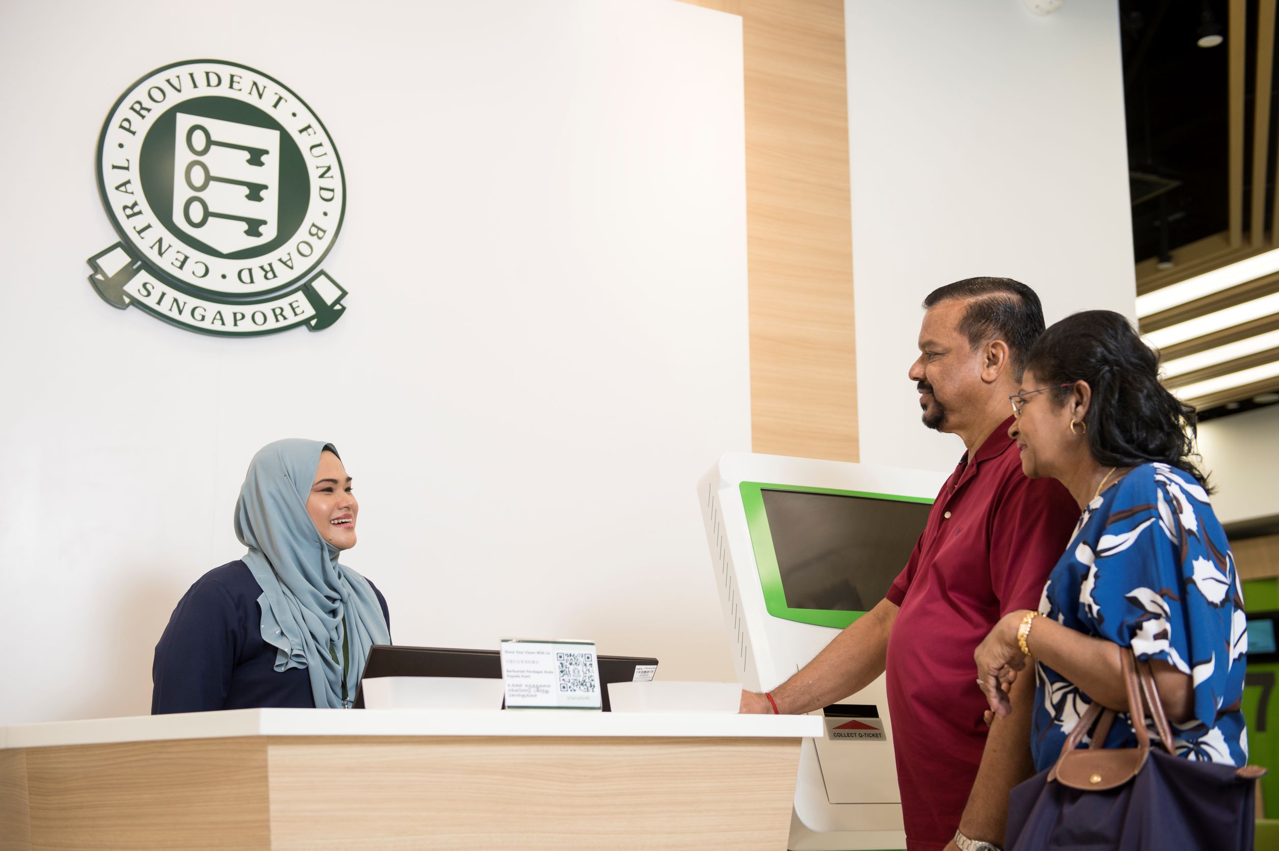 CPF members approaching staff